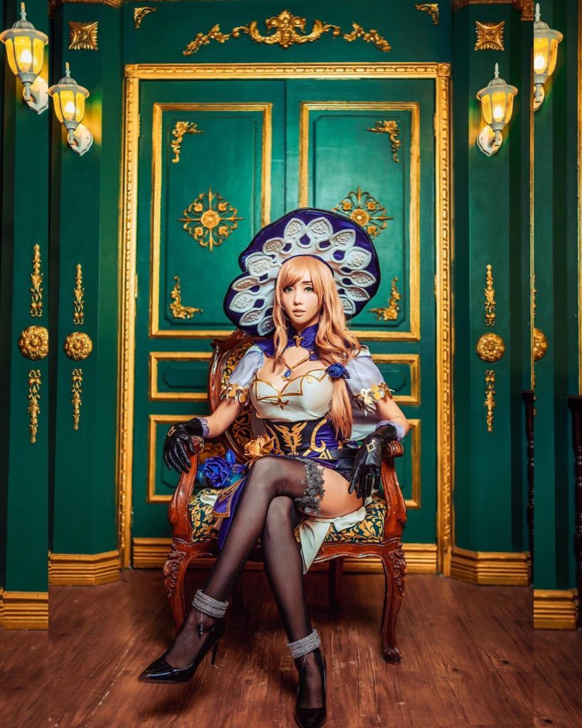 Lisa From Genshin Impact Cosplay By Alodia Gosiengfiao   125481530 400837421048735 8447398566690994393 N 819x1024 