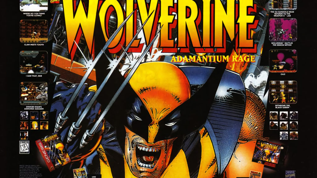 wolverine adamantium rage snes